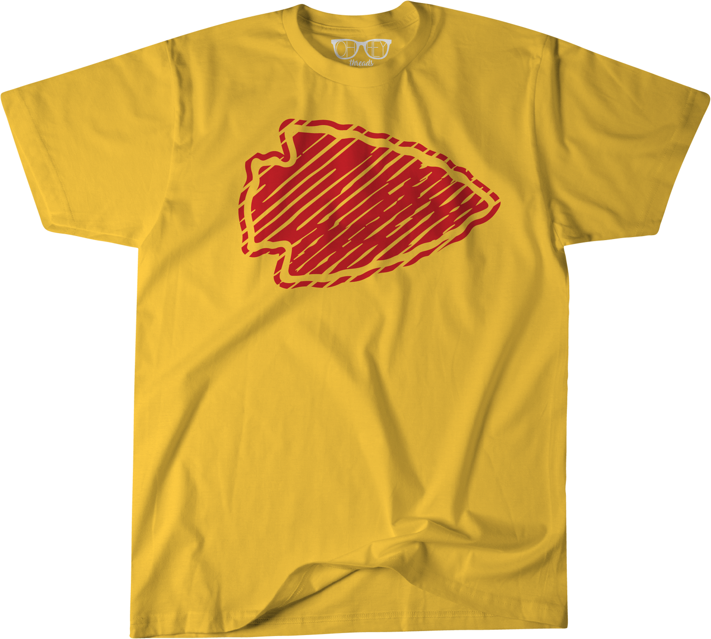 Chiefs Distressed Arrowhead image 0