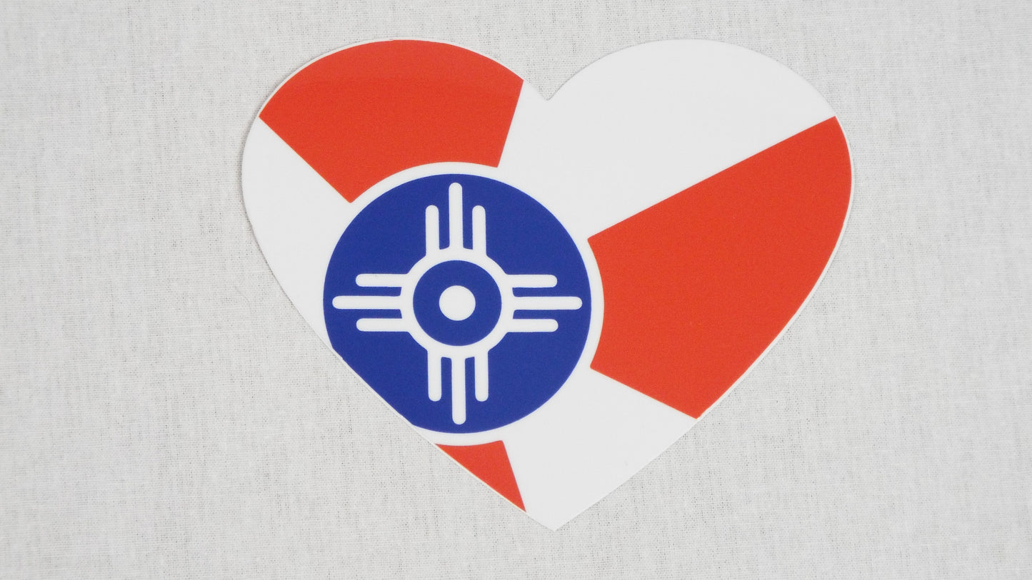 Wichita Heart Sticker Decal image 0