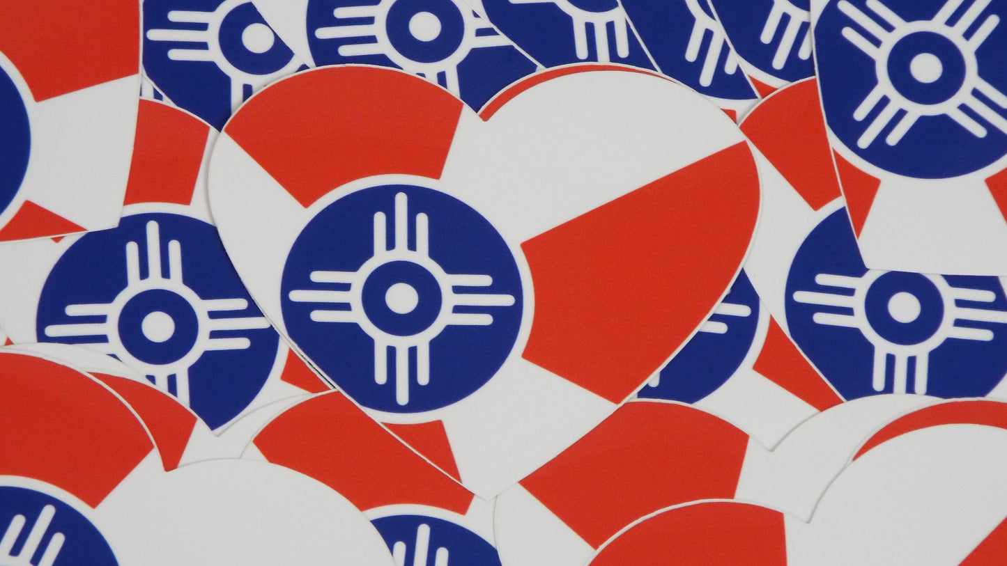 Wichita Heart Sticker Decal image 1