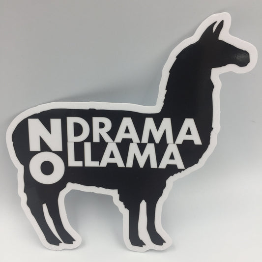 No Drama Llama Sticker image 0
