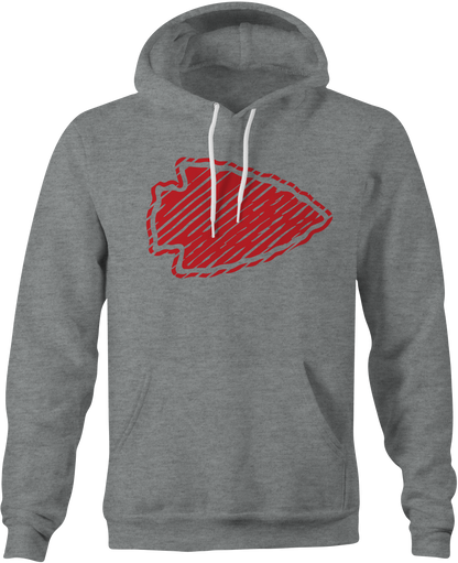 Chiefs Distressed Arrowhead Hoodie image 2