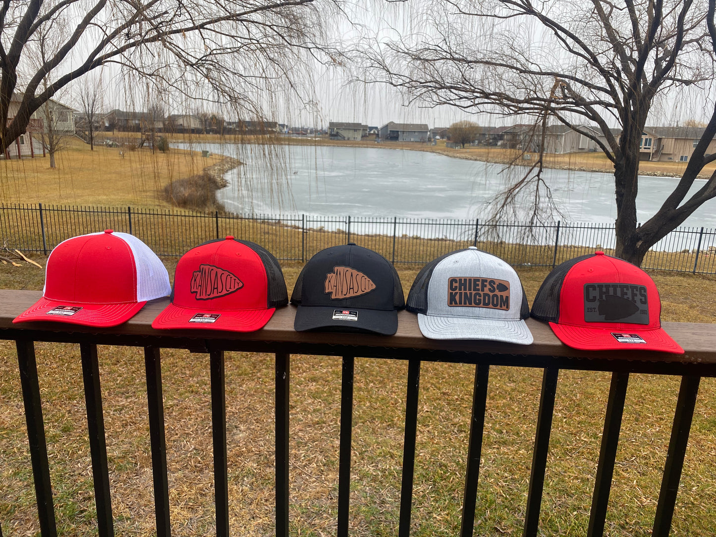 Chiefs Leather Patch Hat