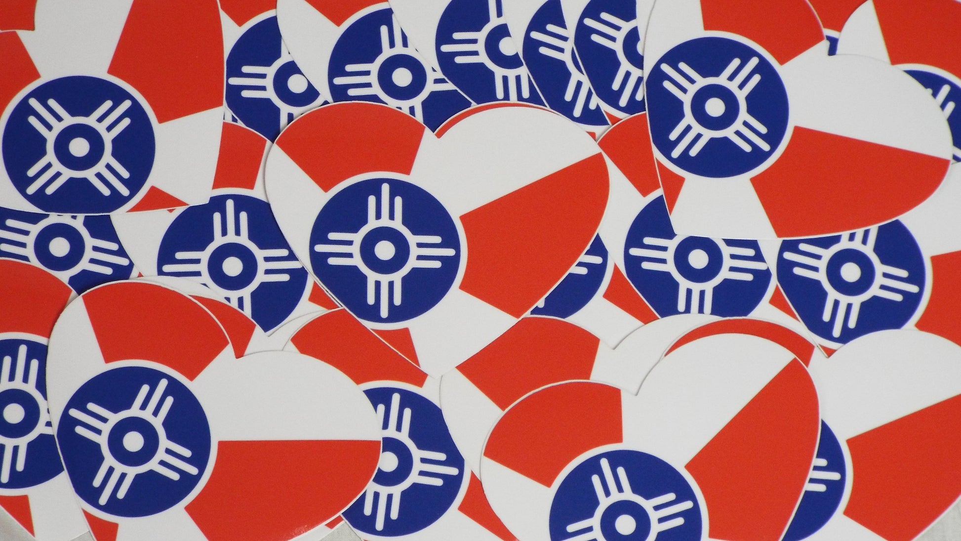 Wichita Heart Sticker Decal image 2